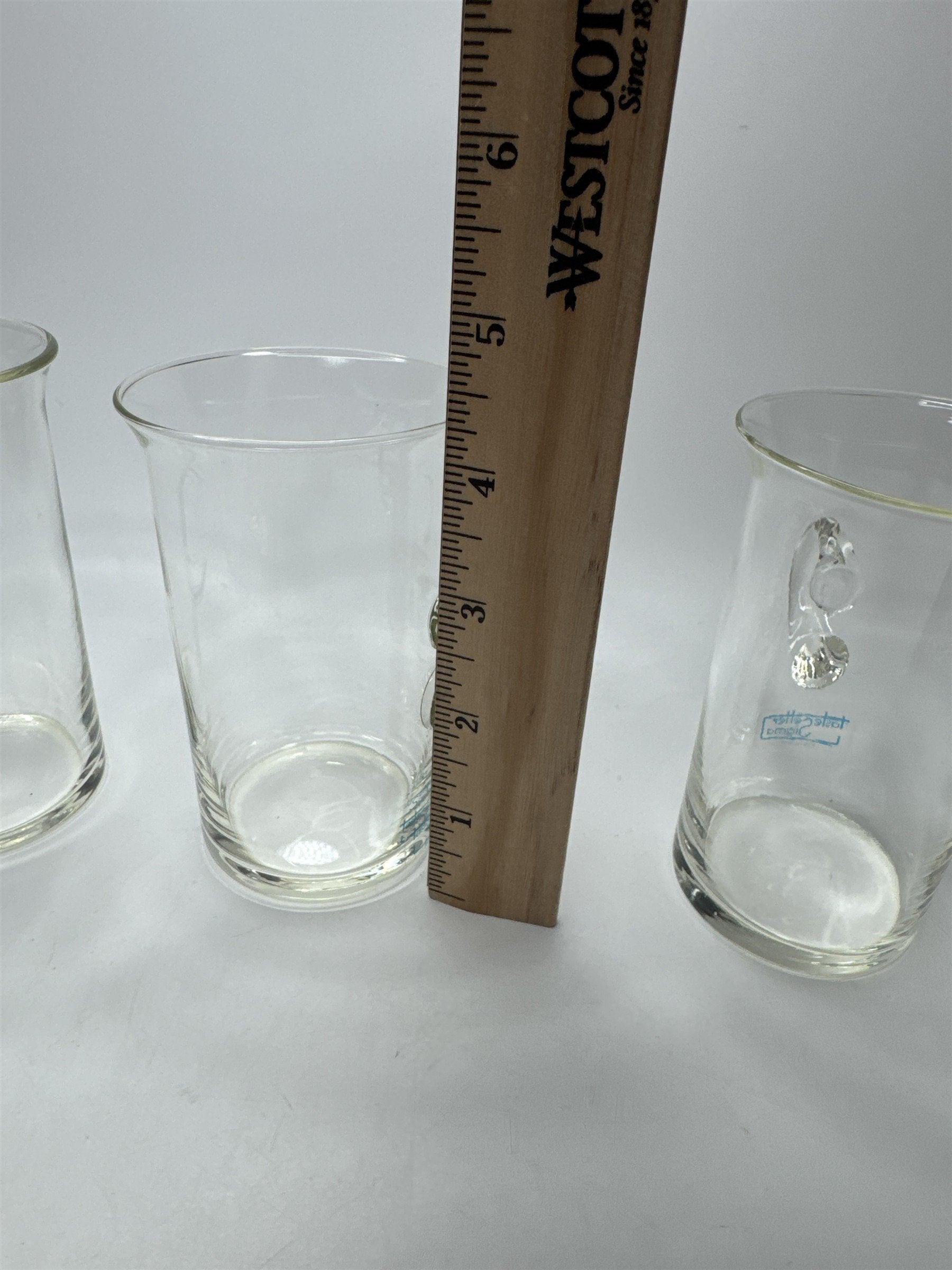 Vintage Set 4 Cook'n Glass Tastesetter Sigma Irish Coffee Mugs Barware Retro MCM