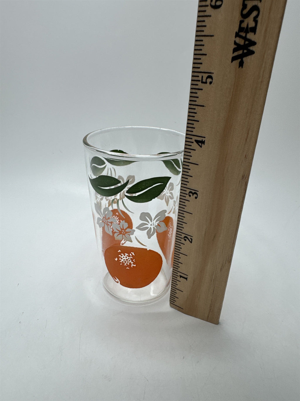 Vtg 1950s Tropicana Promo Orange Blossom Juice Glass Tumbler Retro