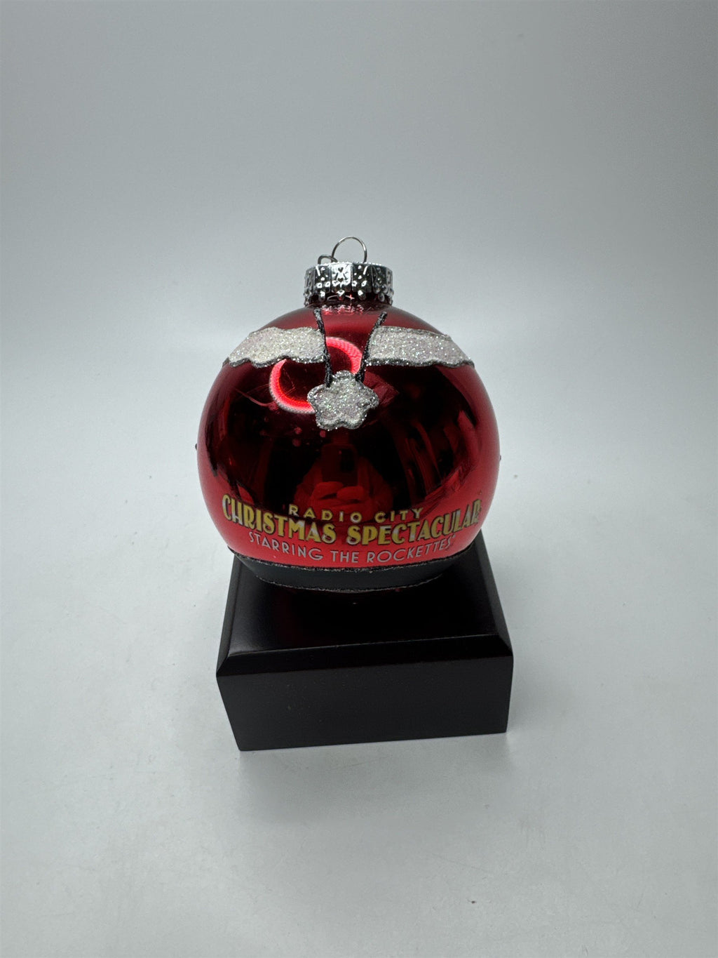Radio City Rockettes Santa Glass Ornament Christmas Spectacular Collectible