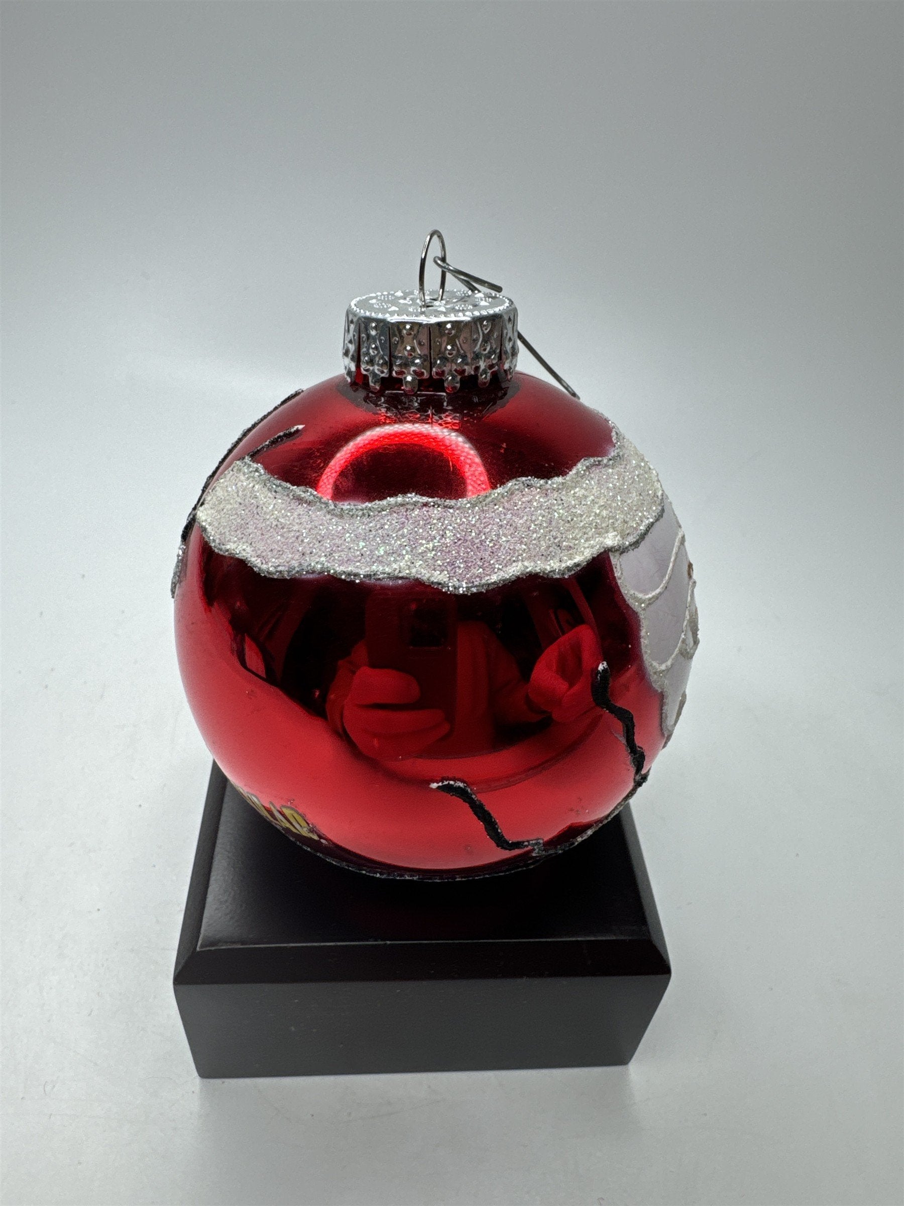 Radio City Rockettes Santa Glass Ornament Christmas Spectacular Collectible