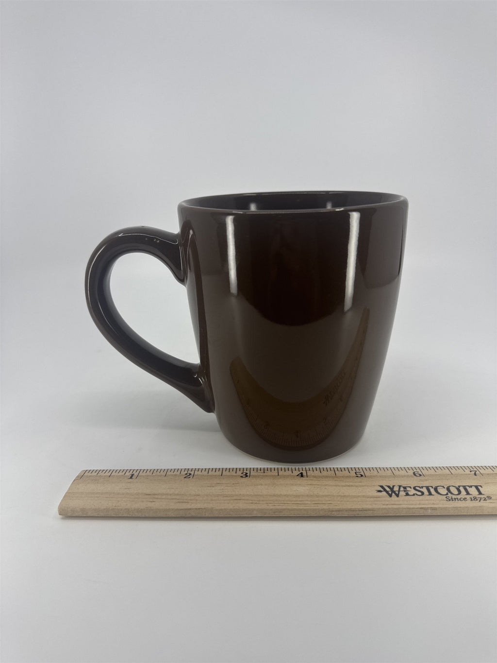 Vintage DesignPac Ceramic Floral Brown Coffee Drinking Mug