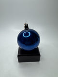 Vintage Blue Mercury Glass Ornament Ball Christmas Holiday MCM USA