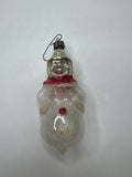 Antique Poland Blown Glass Clown Jester Figural Ornament Christmas