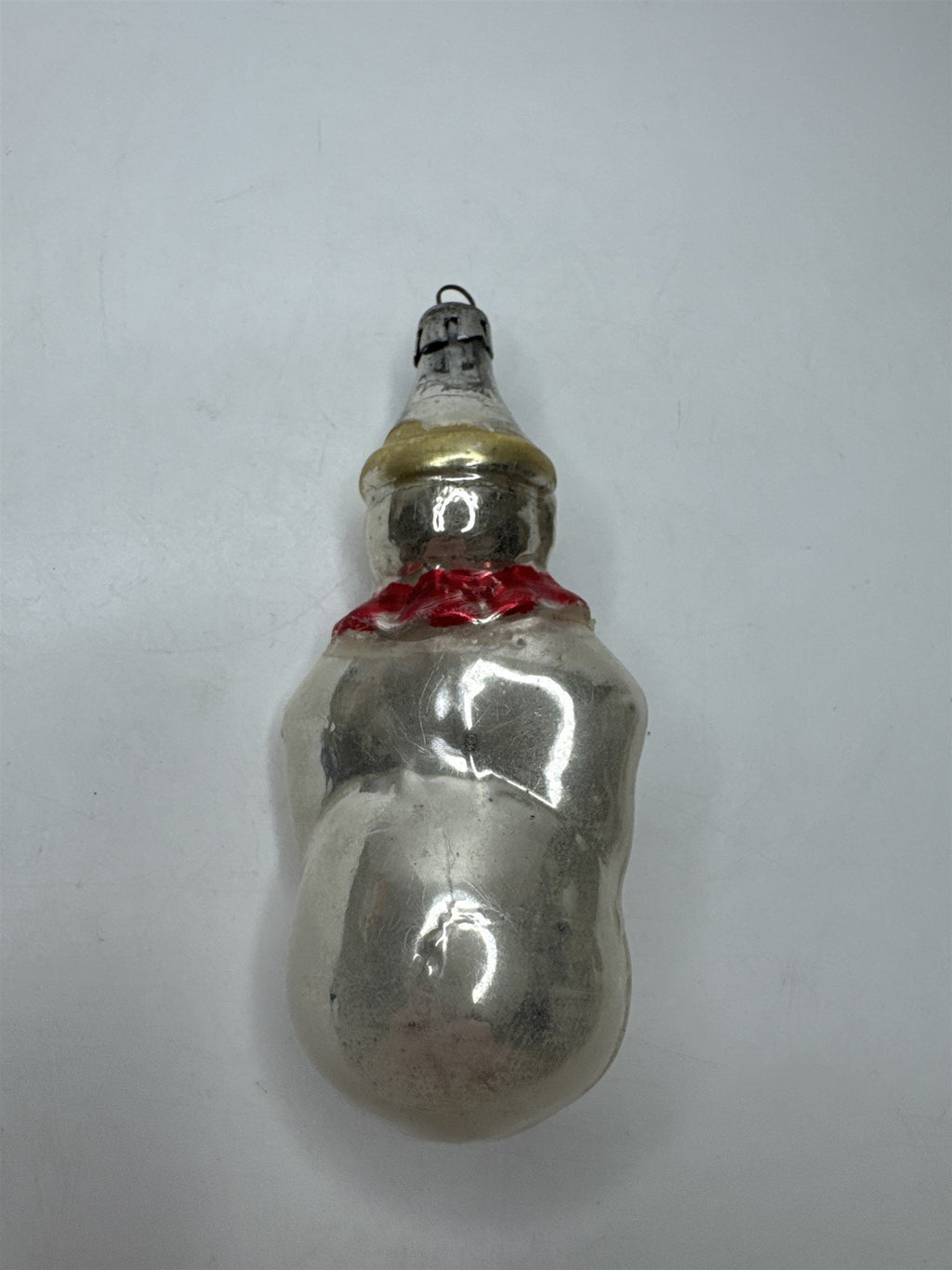 Antique Poland Blown Glass Clown Jester Figural Ornament Christmas Folk Art