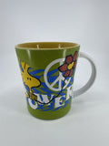 Vintage Peanuts Woodstock Flower Power Peace Sign Hippie Vibes Coffee Mug