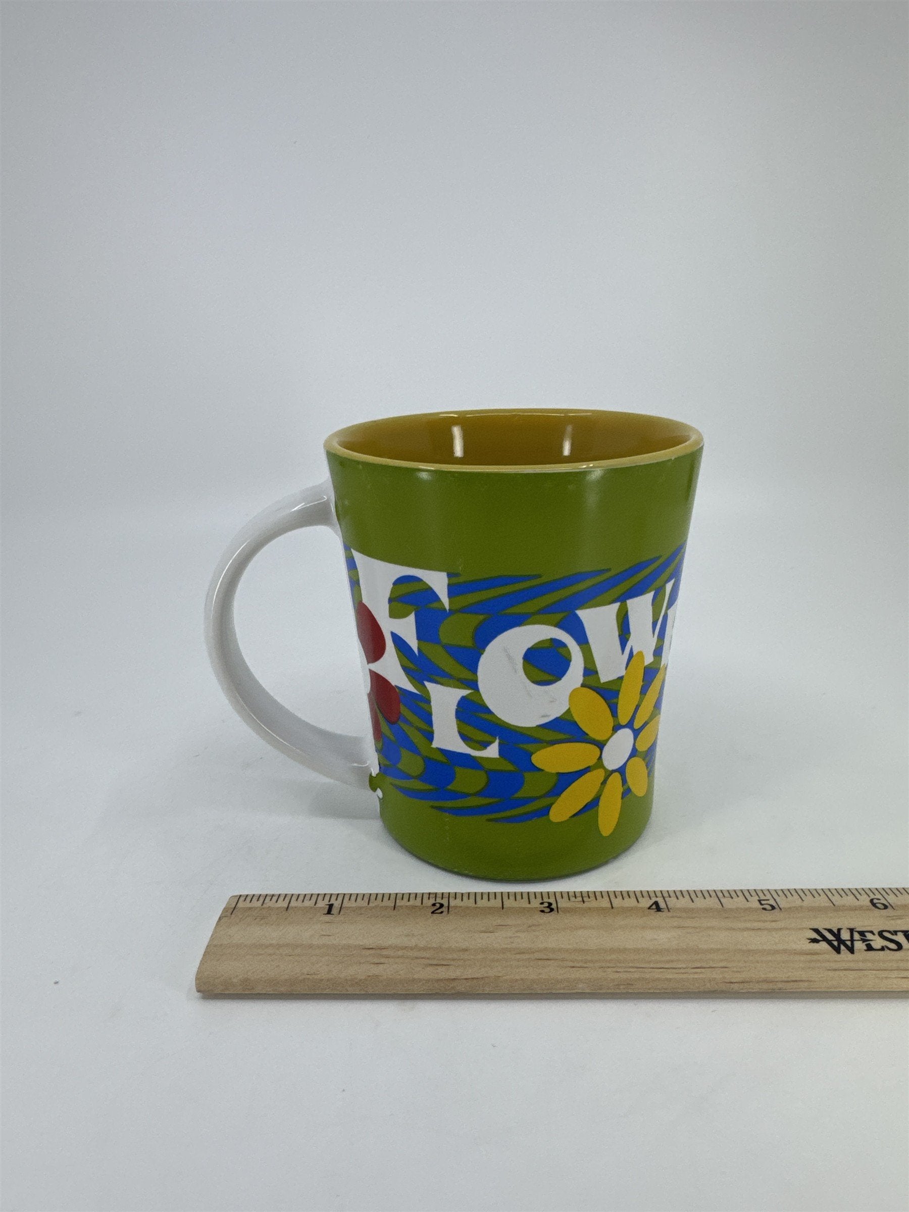 Vintage Peanuts Woodstock Flower Power Peace Sign Hippie Vibes Coffee Mug