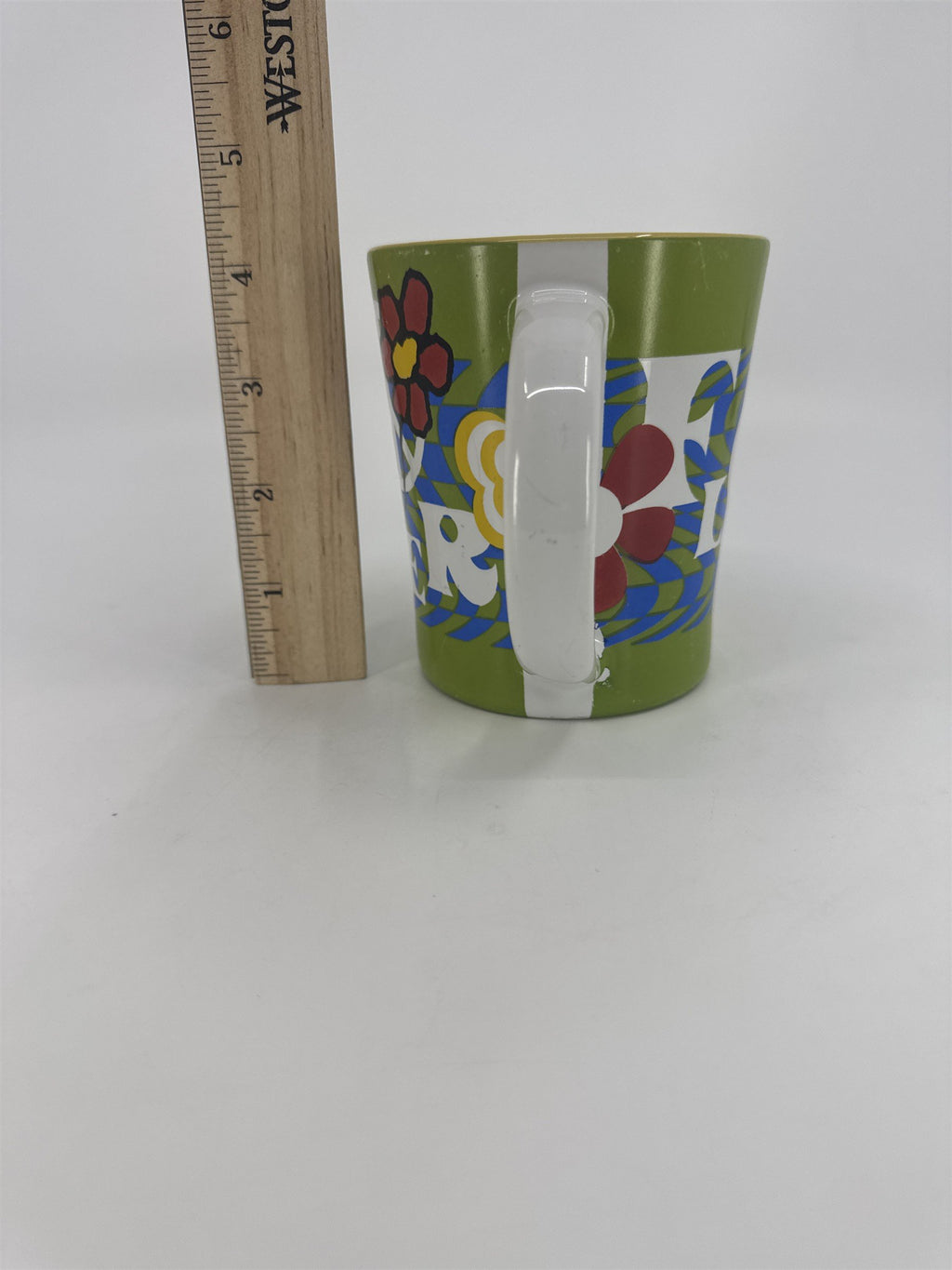 Vintage Peanuts Woodstock Flower Power Peace Sign Hippie Vibes Coffee Mug