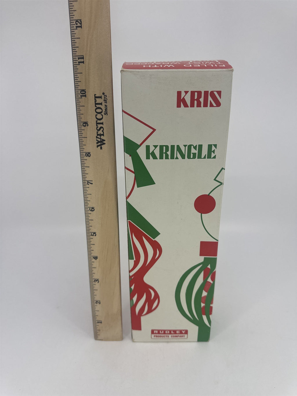 Vintage Kris Kringle The Frosty Twin Rudley Products Christmas Candy Filler