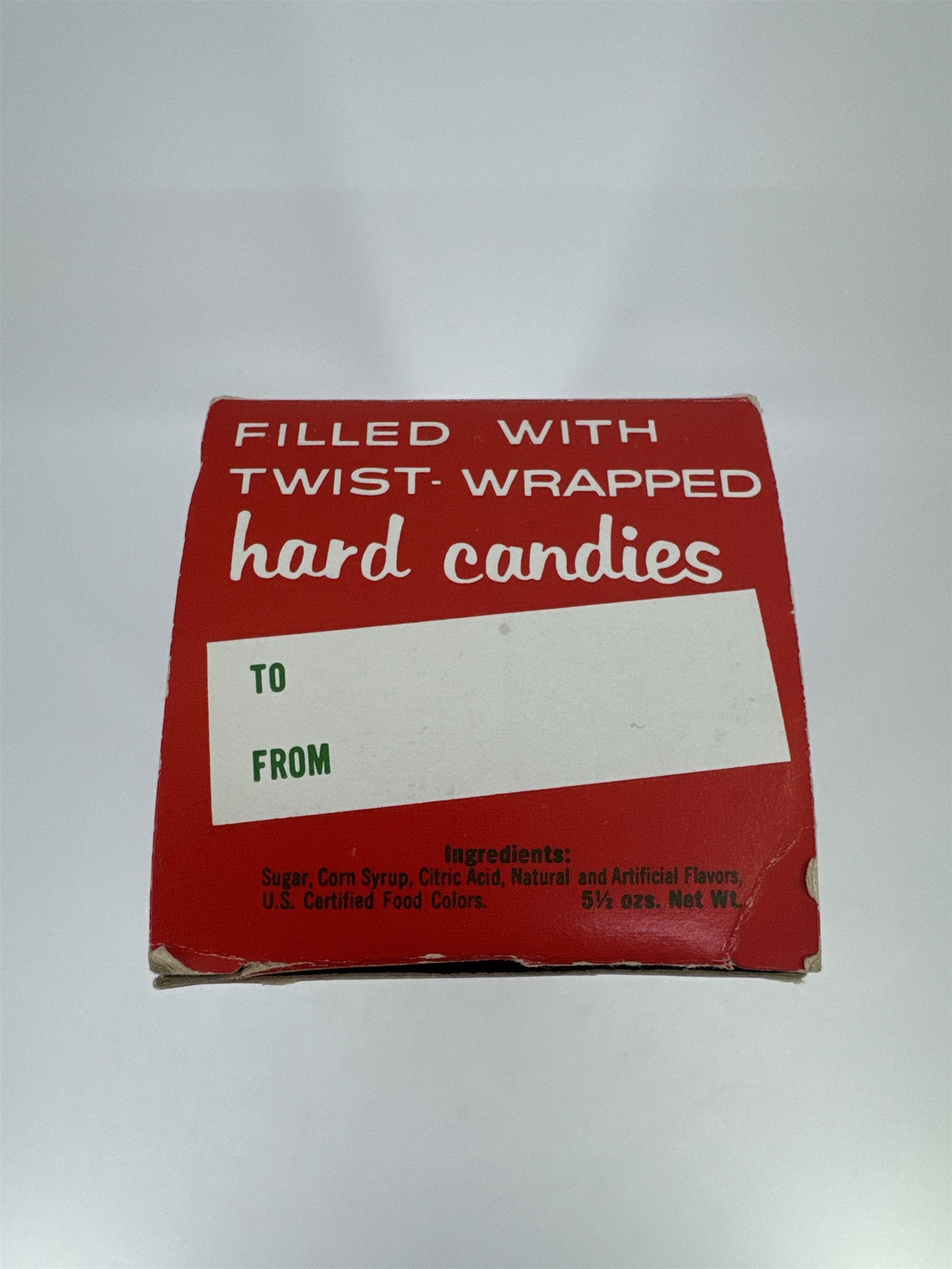 Vintage Kris Kringle The Frosty Twin Rudley Products Christmas Candy Filler