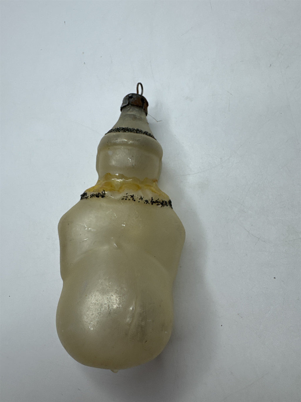 Antique Poland Blown Glass Clown Jester Figural Ornament Christmas Folk Art