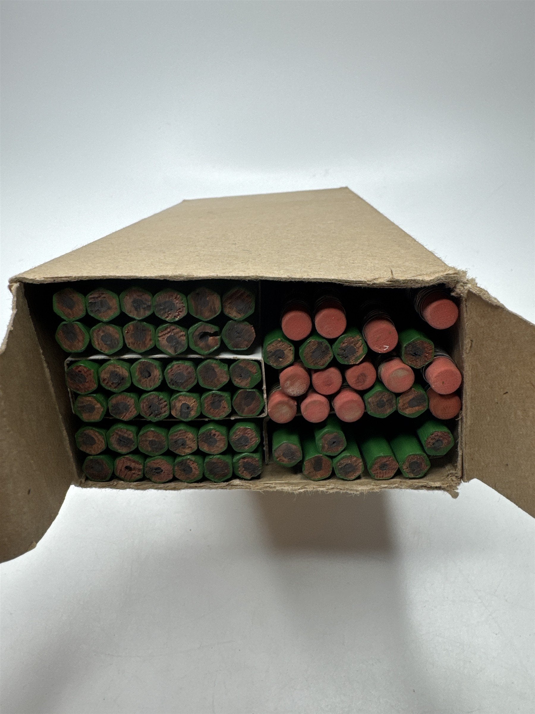 Lot 63 Vintage Skillcraft Bonded No 3 Pencils Green Med Hard NOS Drafting