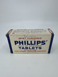 Vintage Mint Flavored Genuine Phillips' Milk Of Magnesia 200 Tablets