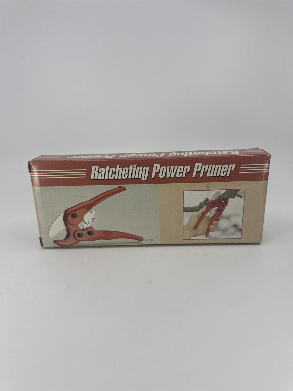 Red Ratcheting Power Pruner New In Box Gardening Pruning Tool