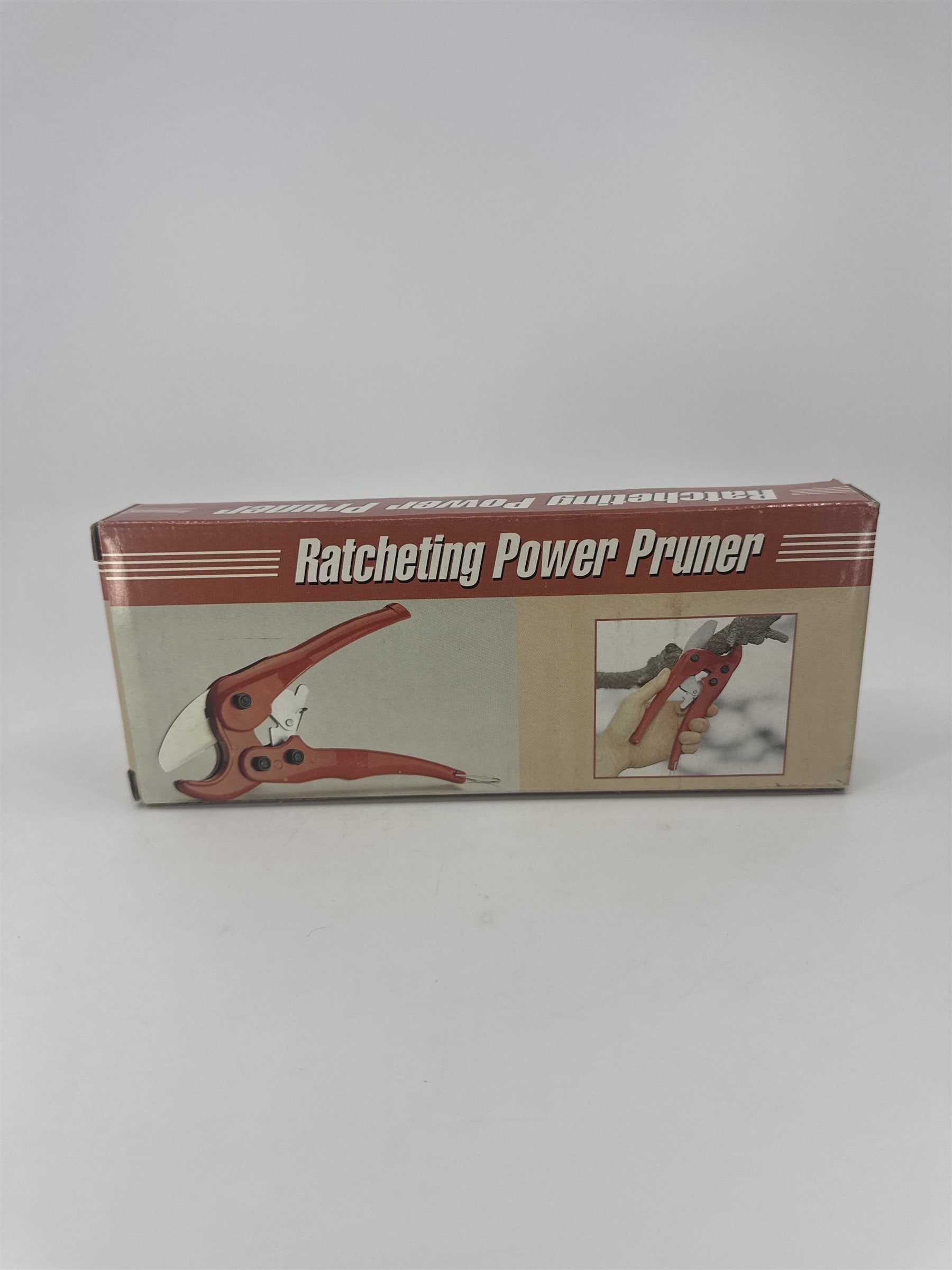 Red Ratcheting Power Pruner New In Box Gardening Pruning Tool