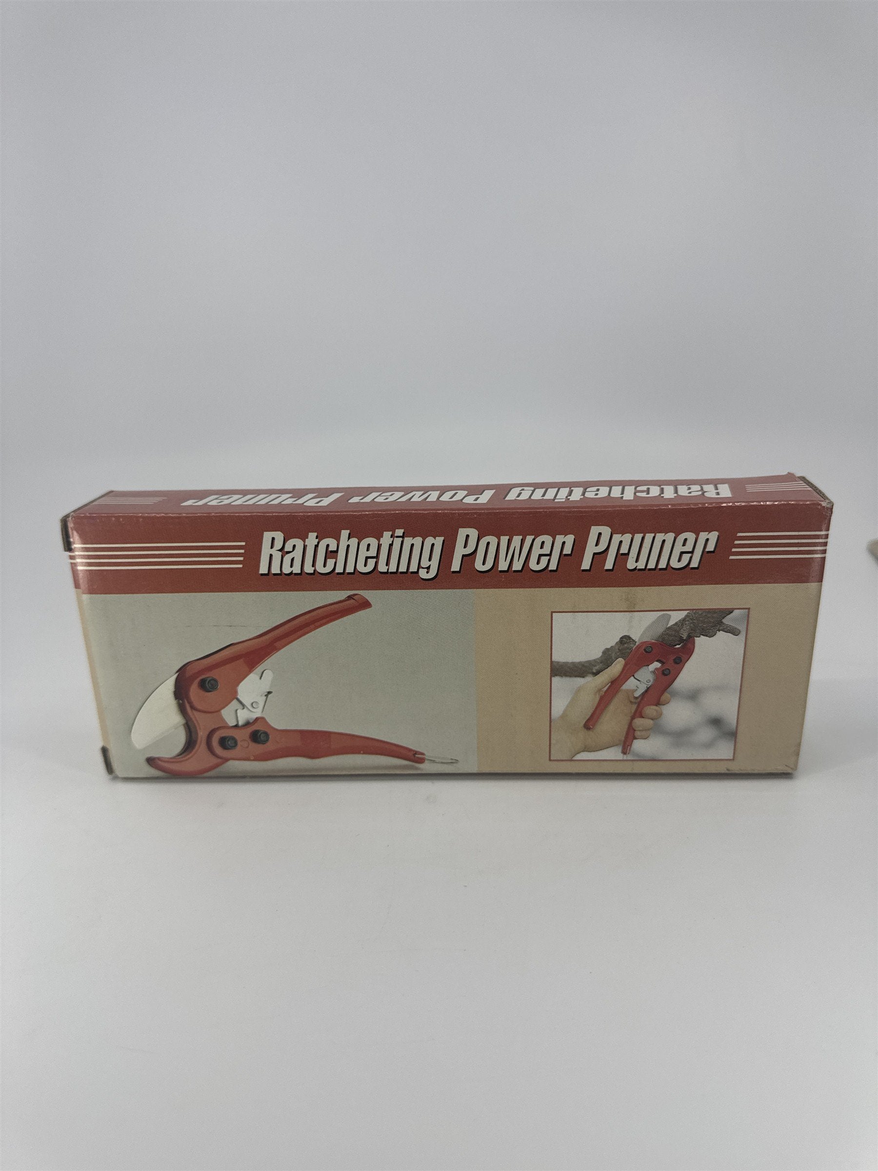 Red Ratcheting Power Pruner New In Box Gardening Pruning Tool