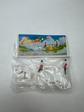 Vintage Chase Hong Kong Coach Carriage Horse Plastic Toy White No 191 NOS