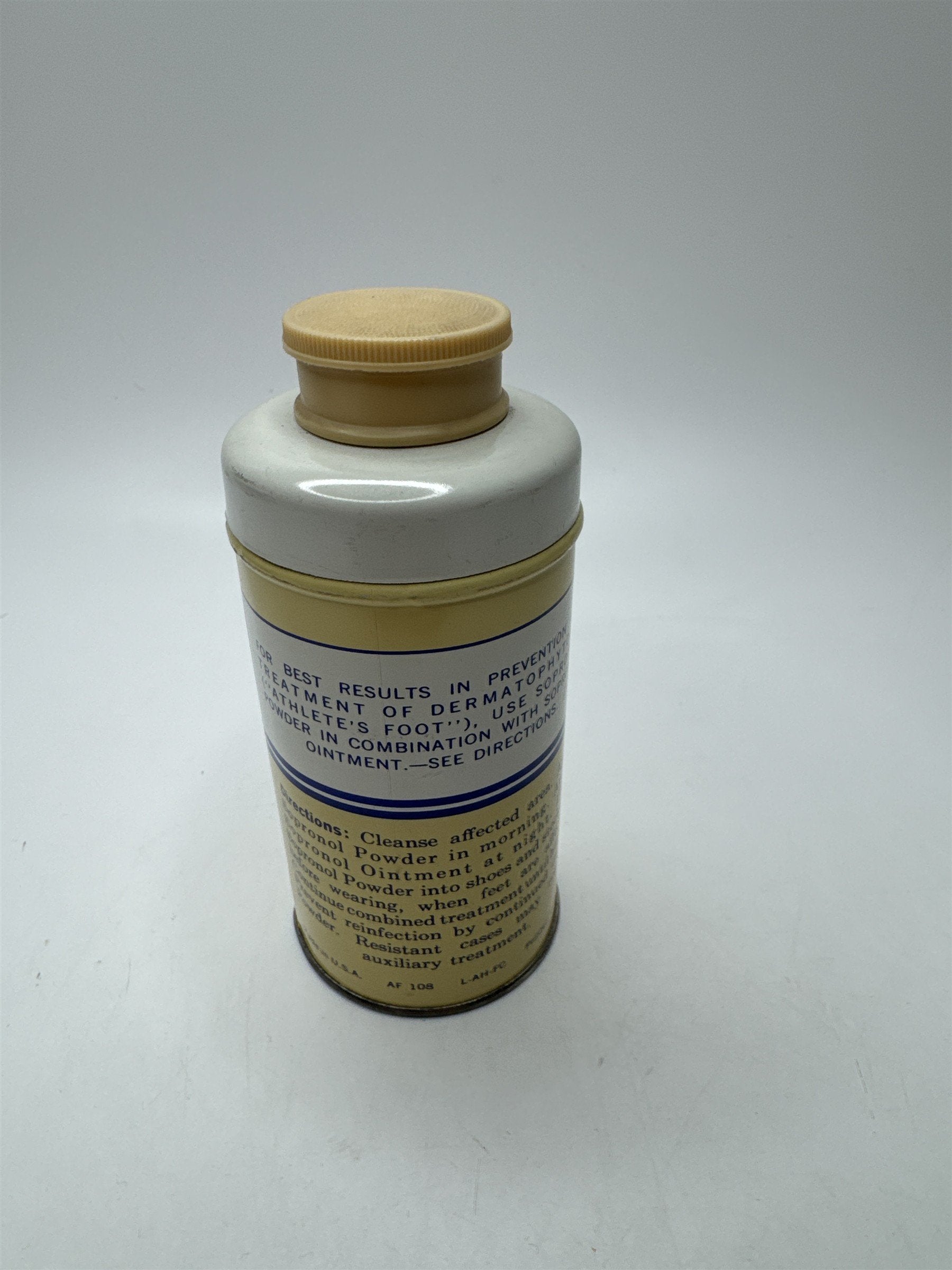 Vintage 2oz Sopronol Powder Improved Wyeth Laboratories Phila. PA *Seems Full*