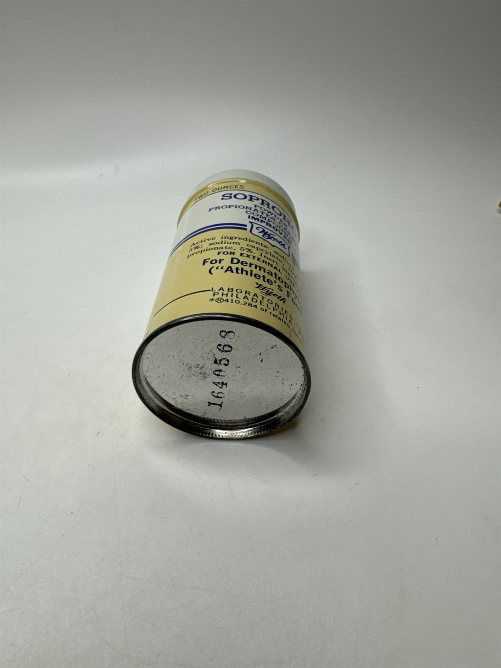 Vintage 2oz Sopronol Powder Improved Wyeth Laboratories Phila. PA *Seems Full*