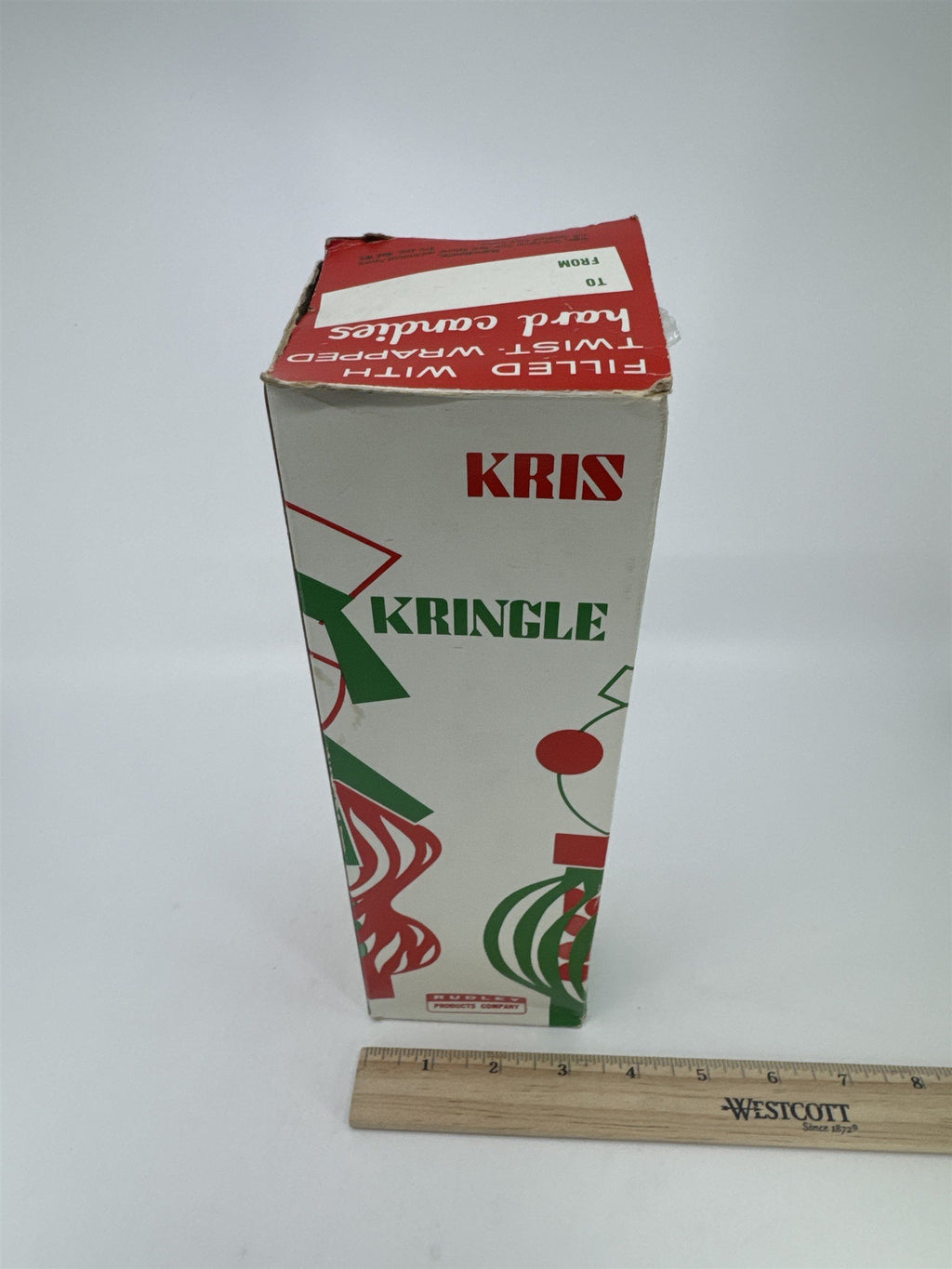 Vintage Kris Kringle The Frosty Twin Rudley Products Christmas Candy Filler
