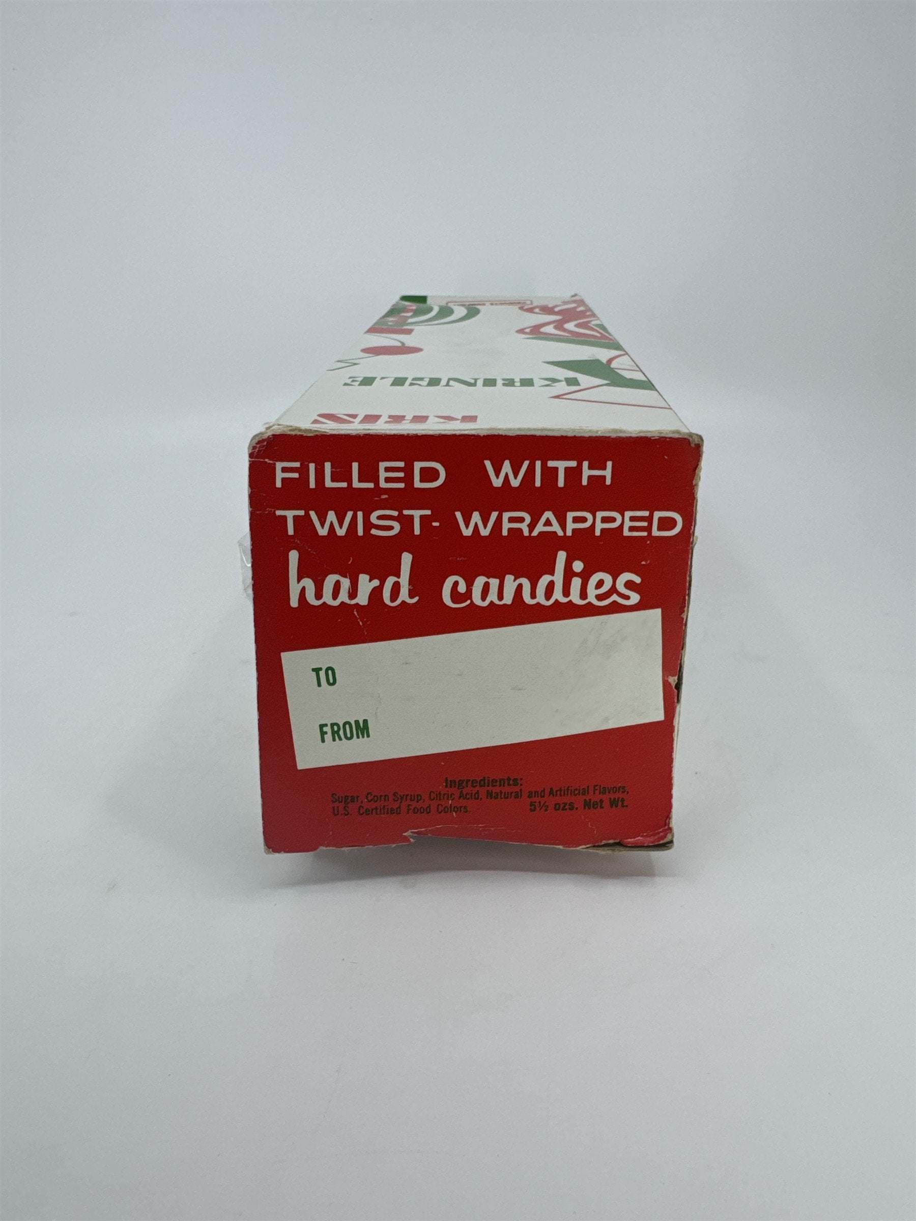 Vintage Kris Kringle The Frosty Twin Rudley Products Christmas Candy Filler
