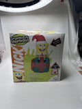 NICK Spongebob Squarepants Christmas Inflatable Airblown 8 Ft Tall Box New