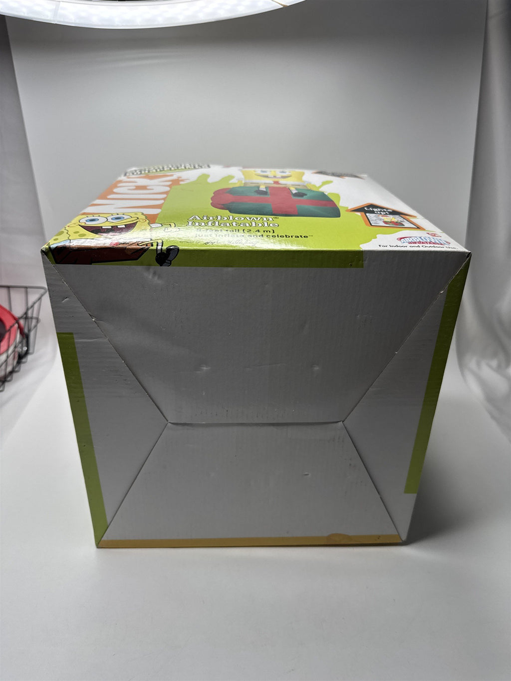 NICK Spongebob Squarepants Christmas Inflatable Airblown 8 Ft Tall Box New