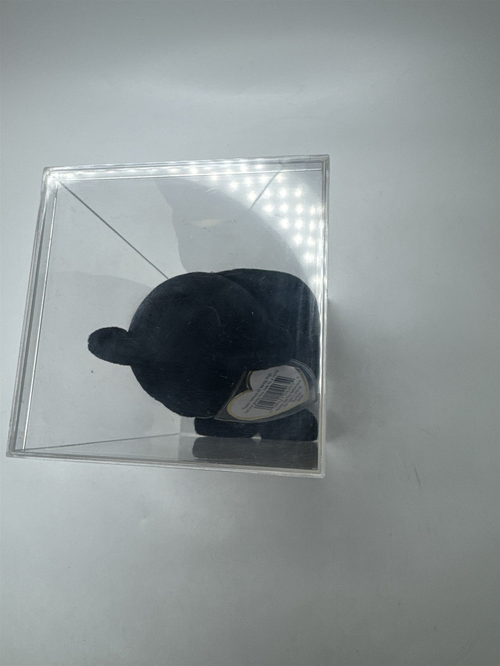 Ty Beanie Baby The End Black Bear 1999 Vintage Plush Retired Y2K w/ Case