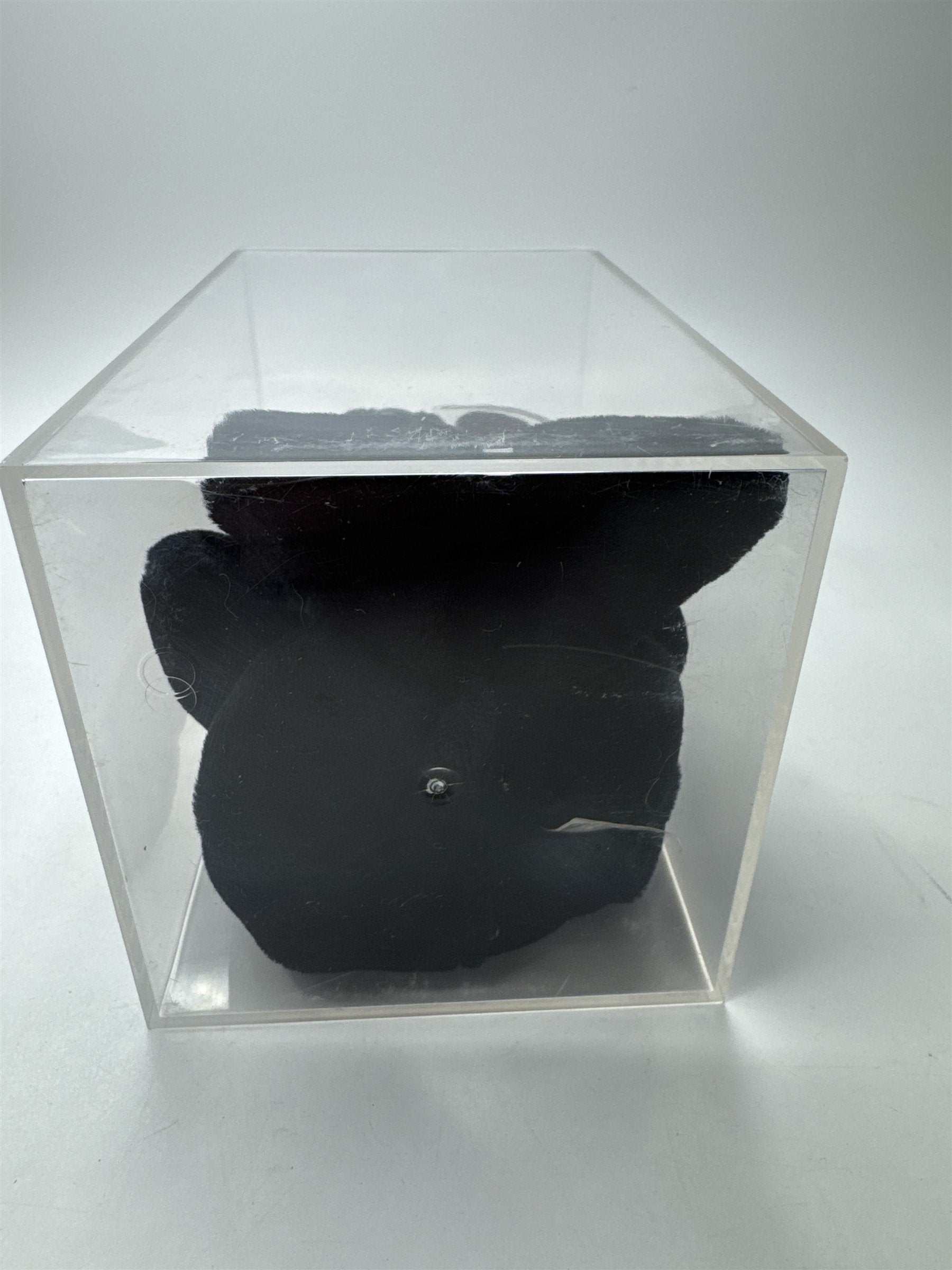 Ty Beanie Baby The End Black Bear 1999 Vintage Plush Retired Y2K w/ Case