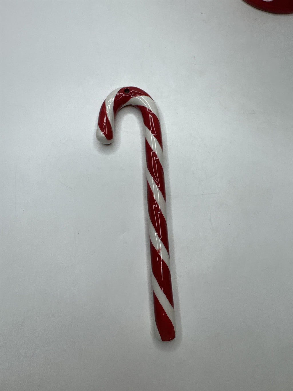 Whimsical Santa Mug Martini Glass Candy Cane Stirrer Ceramic Christmas Pedestal