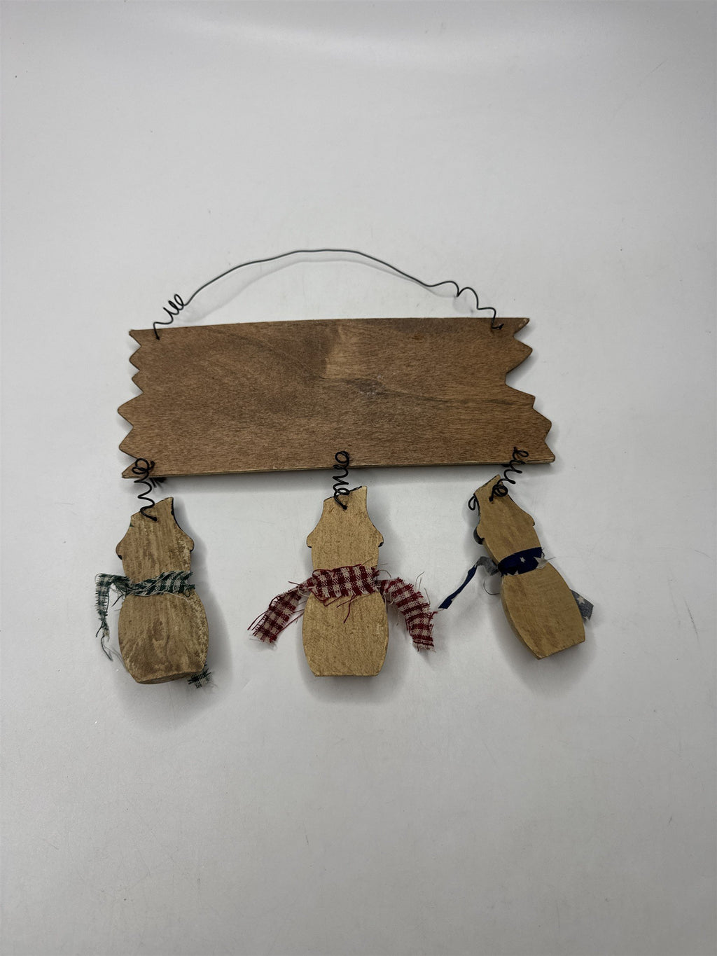 "LET IT SNOW" Wooden Sign Snowmen Christmas Winter Primitive Hanging Wall Decor