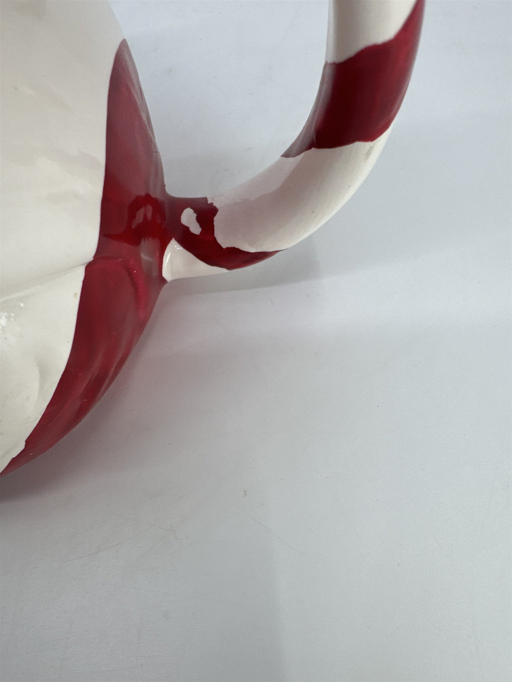 Ceramic Santa Clause Face Mug Christmas Holiday Coffee/Cocoa Mug *Chipped Paint