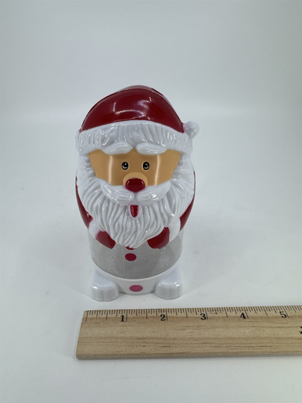 Vintage Christmas Santa Claus Plastic Child's Sippy Cup W/ No Straw