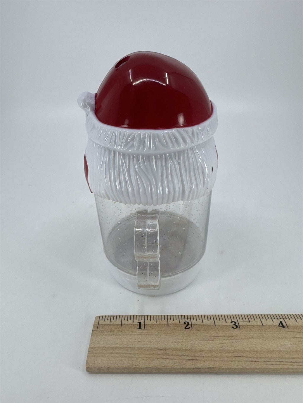 Vintage Christmas Santa Claus Plastic Child's Sippy Cup W/ No Straw