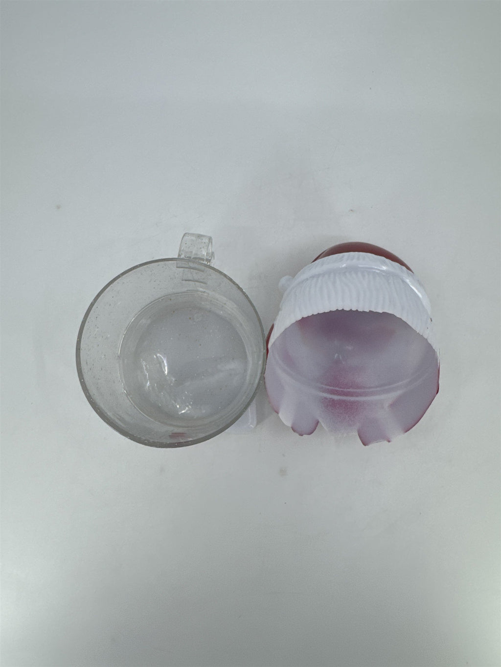 Vintage Christmas Santa Claus Plastic Child's Sippy Cup W/ No Straw