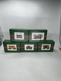 Cedar Creek Christmas Train Figurine Set 5pc Holiday Display Decor NEW