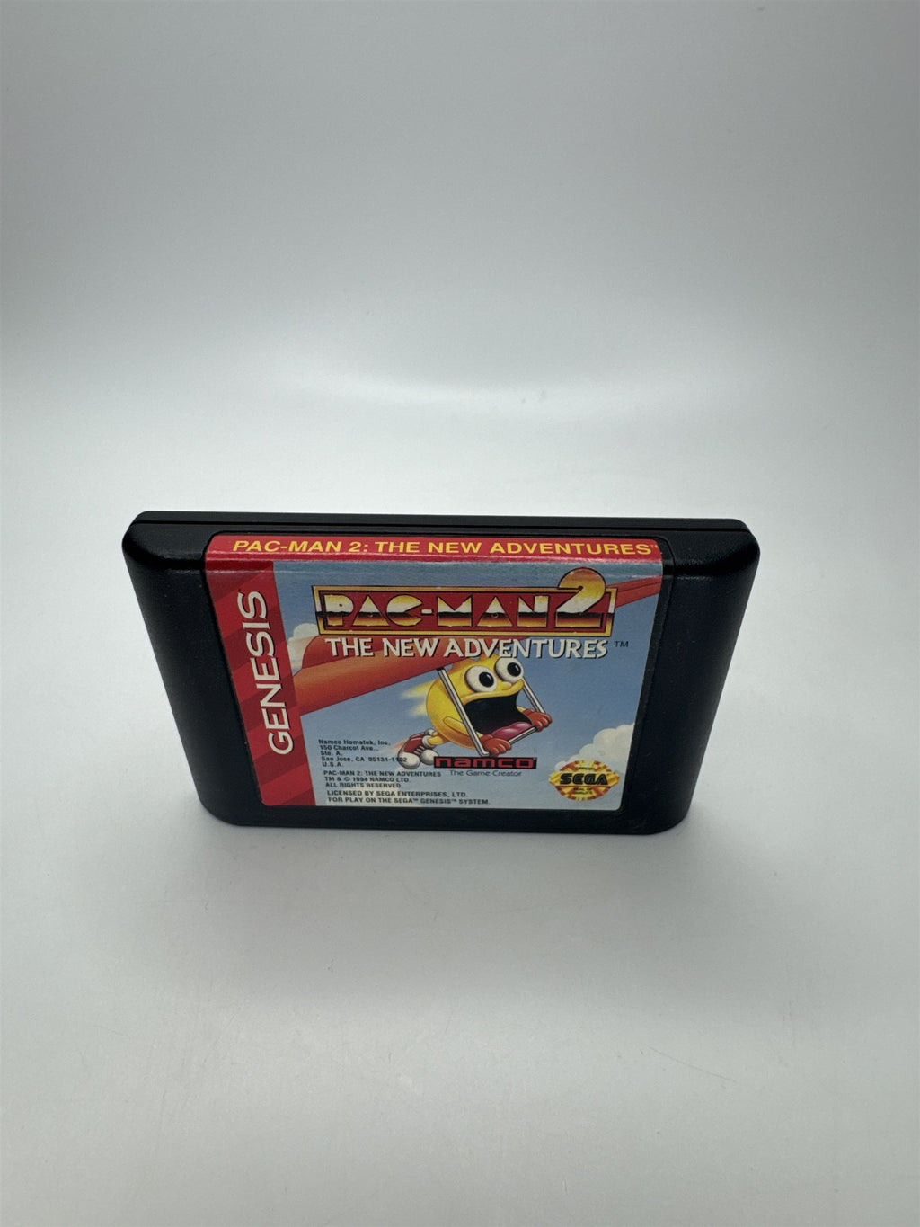 Pac-Man 2 The New Adventures Sega Genesis Game Cartridge Namco Adventure