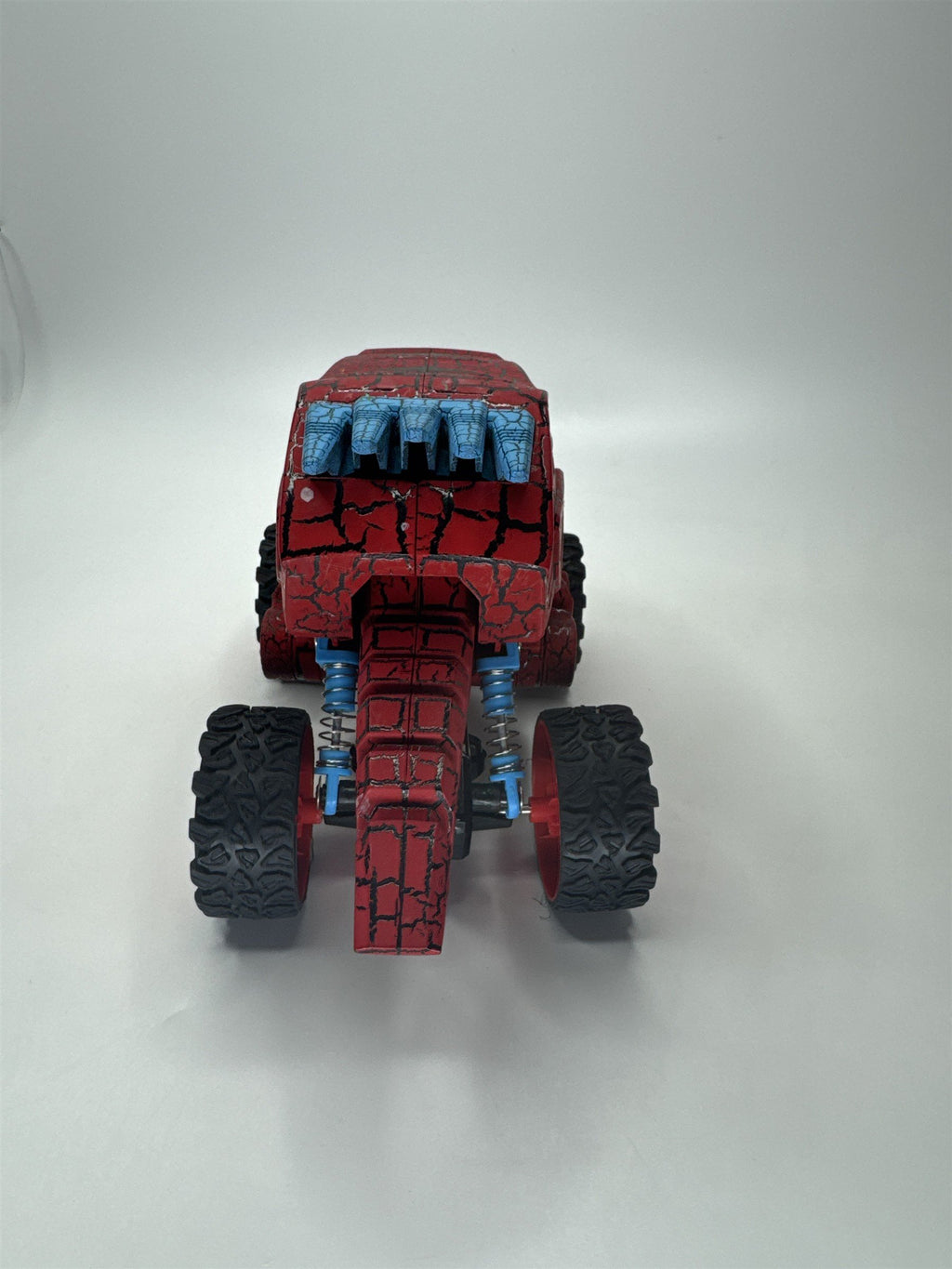 Aeromax Rugged Racers Dino-Faur Pull Back Truck Red 4x4 Monster Toy
