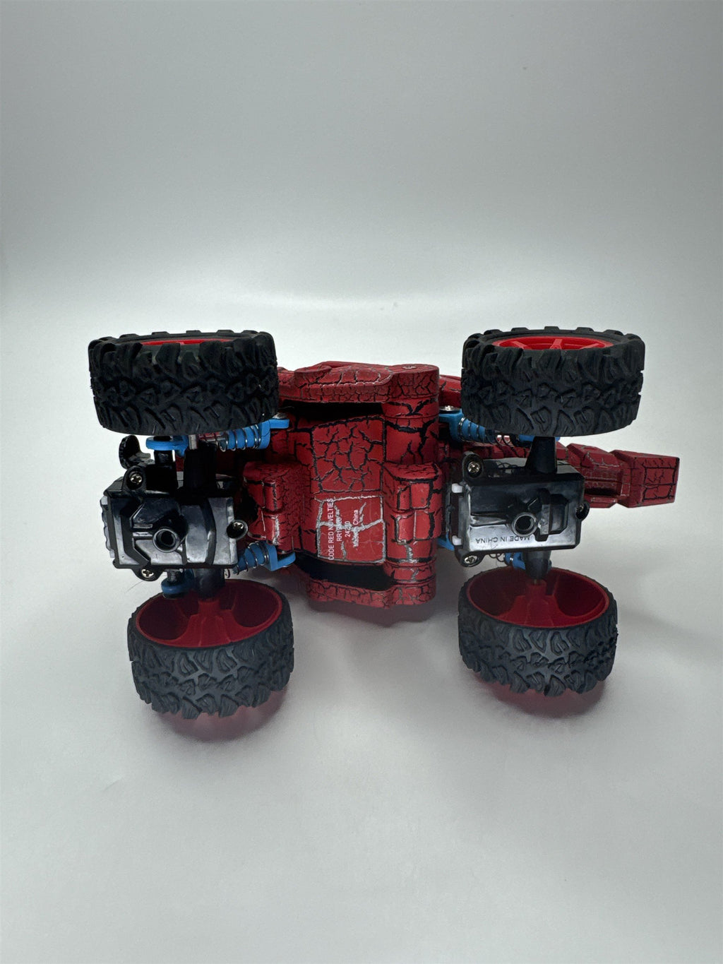 Aeromax Rugged Racers Dino-Faur Pull Back Truck Red 4x4 Monster Toy