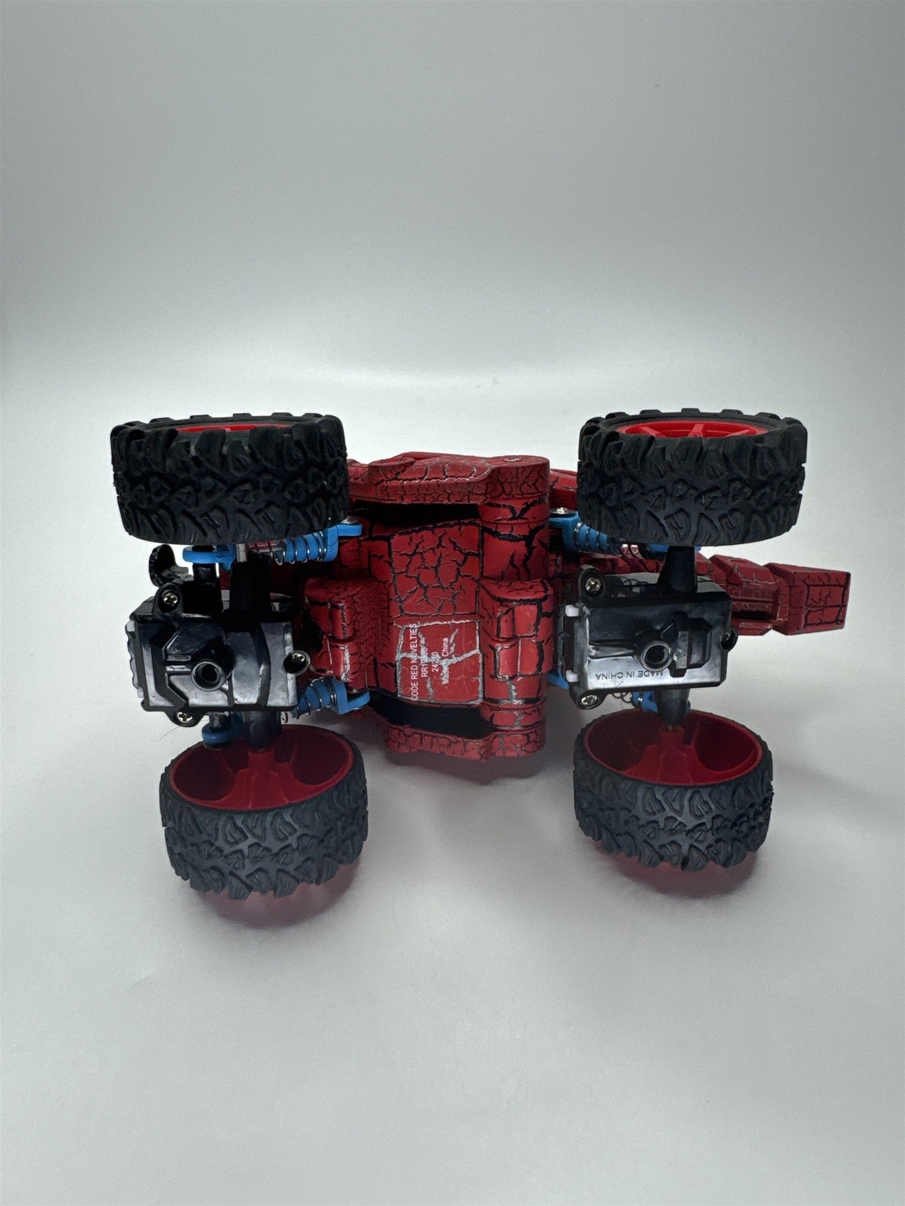 Aeromax Rugged Racers Dino-Faur Pull Back Truck Red 4x4 Monster Toy