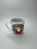 Milk For Santa Ceramic Mug Christmas Holiday Coffee Cocoa Cup Kitchen Decor