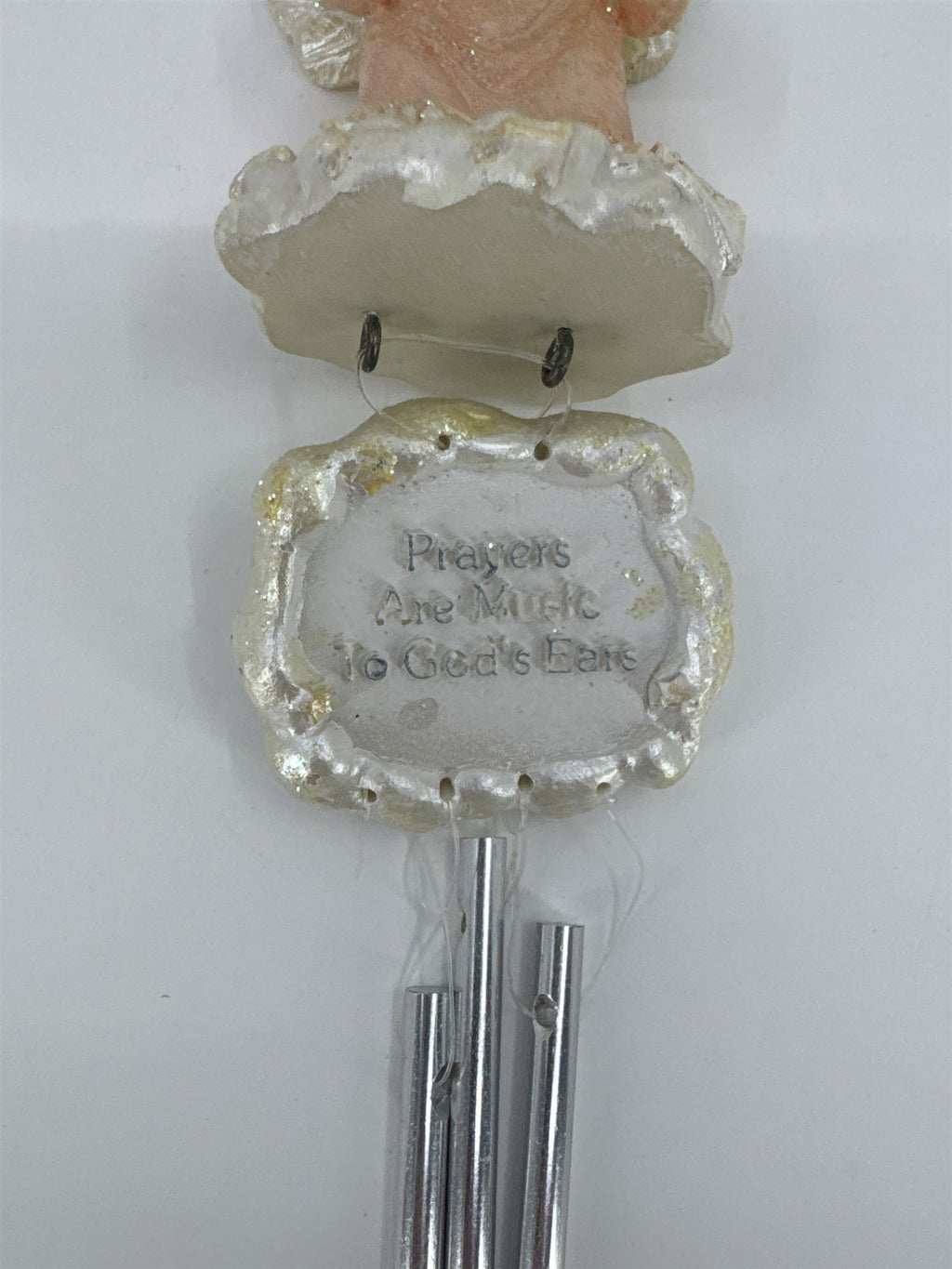 Vintage Paula's Little Angel Wind Chimes "Prayers Are Music To God's Ear"