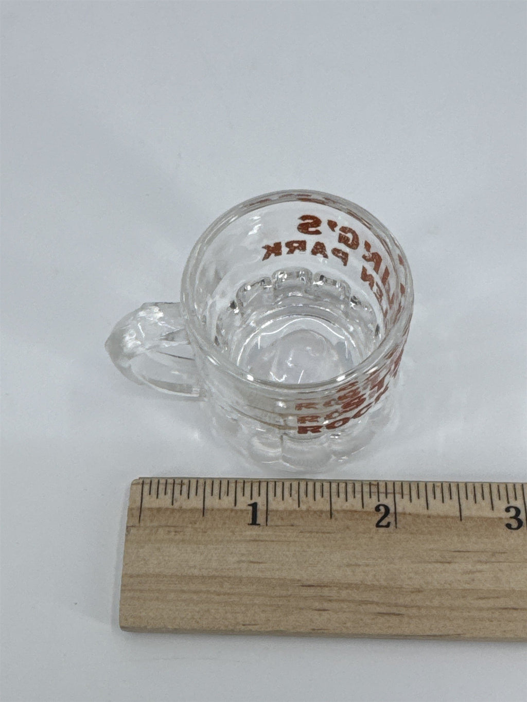 Vintage Sterling's Rocky Glen Park Shot Glass Pennsylvania PA Souvenir