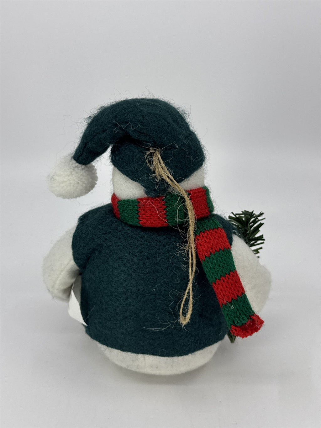 Set Of Three Vintage Home Interiors Christmas Snowmen Weighted Bottom Figurines