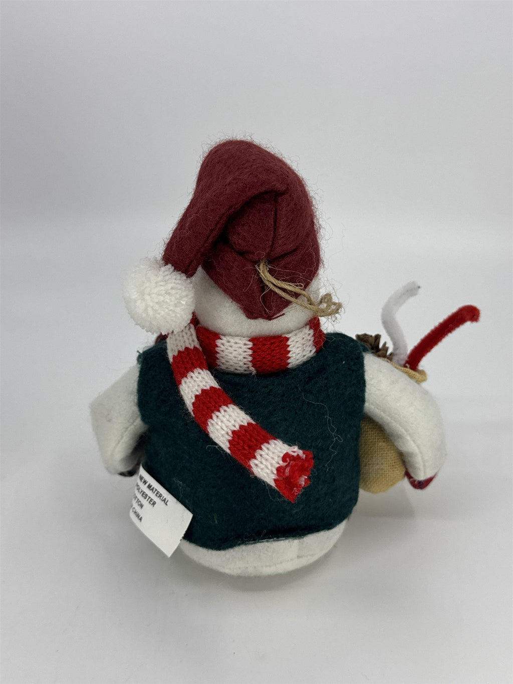 Set Of Three Vintage Home Interiors Christmas Snowmen Weighted Bottom Figurines
