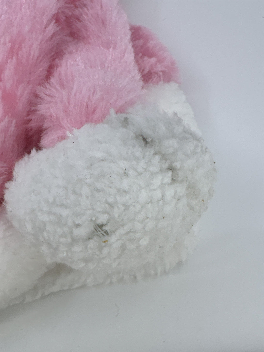 Pink Baby's First Christmas Stocking And Santa Hat W/ Snowflakes