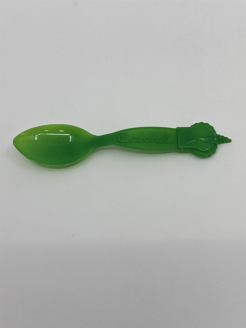 Vintage Green Carvel Ice Cream Spoon Vintage Ice Cream Advertising Plastic Spoon