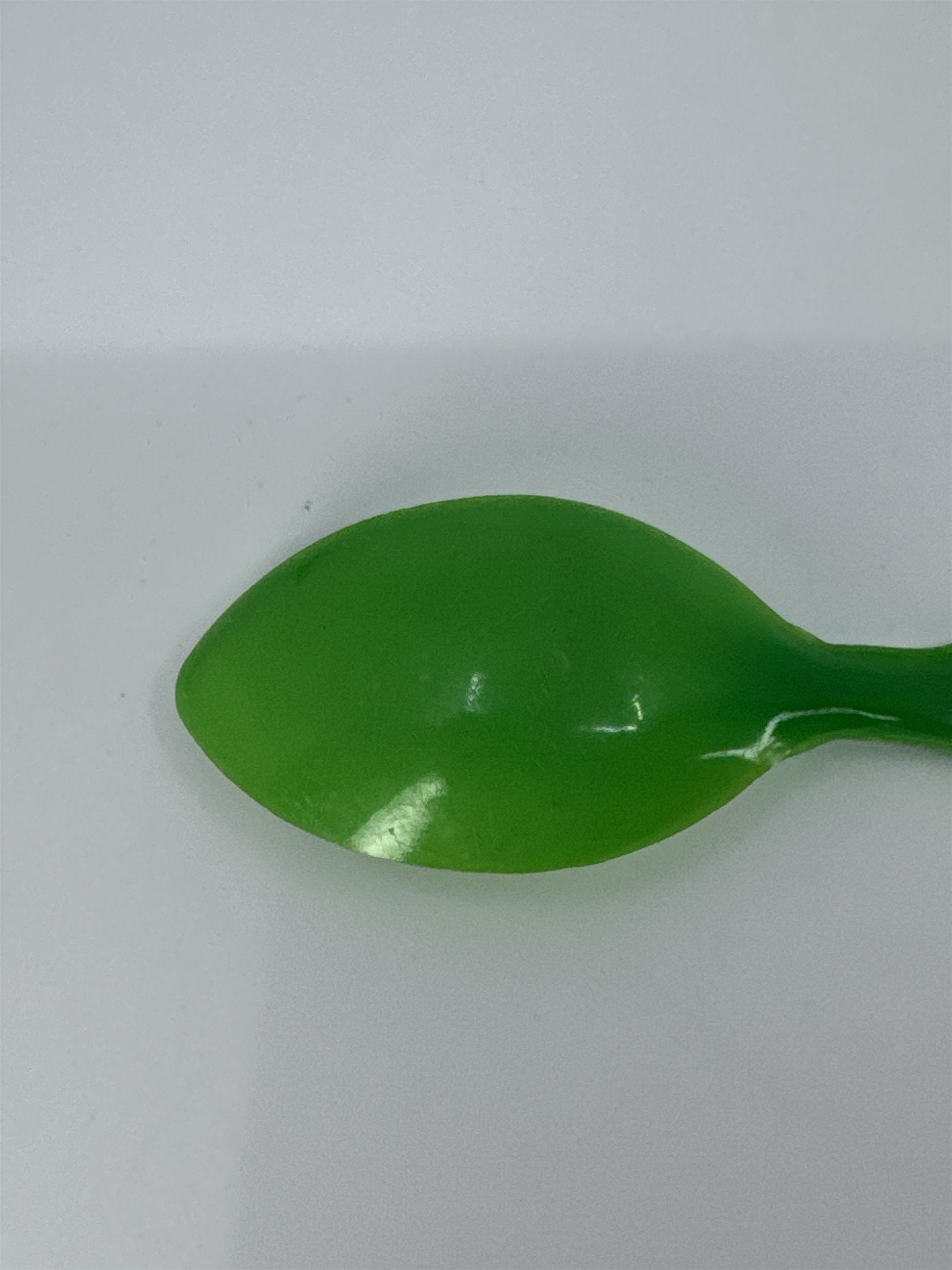 Vintage Green Carvel Ice Cream Spoon Vintage Ice Cream Advertising Plastic Spoon