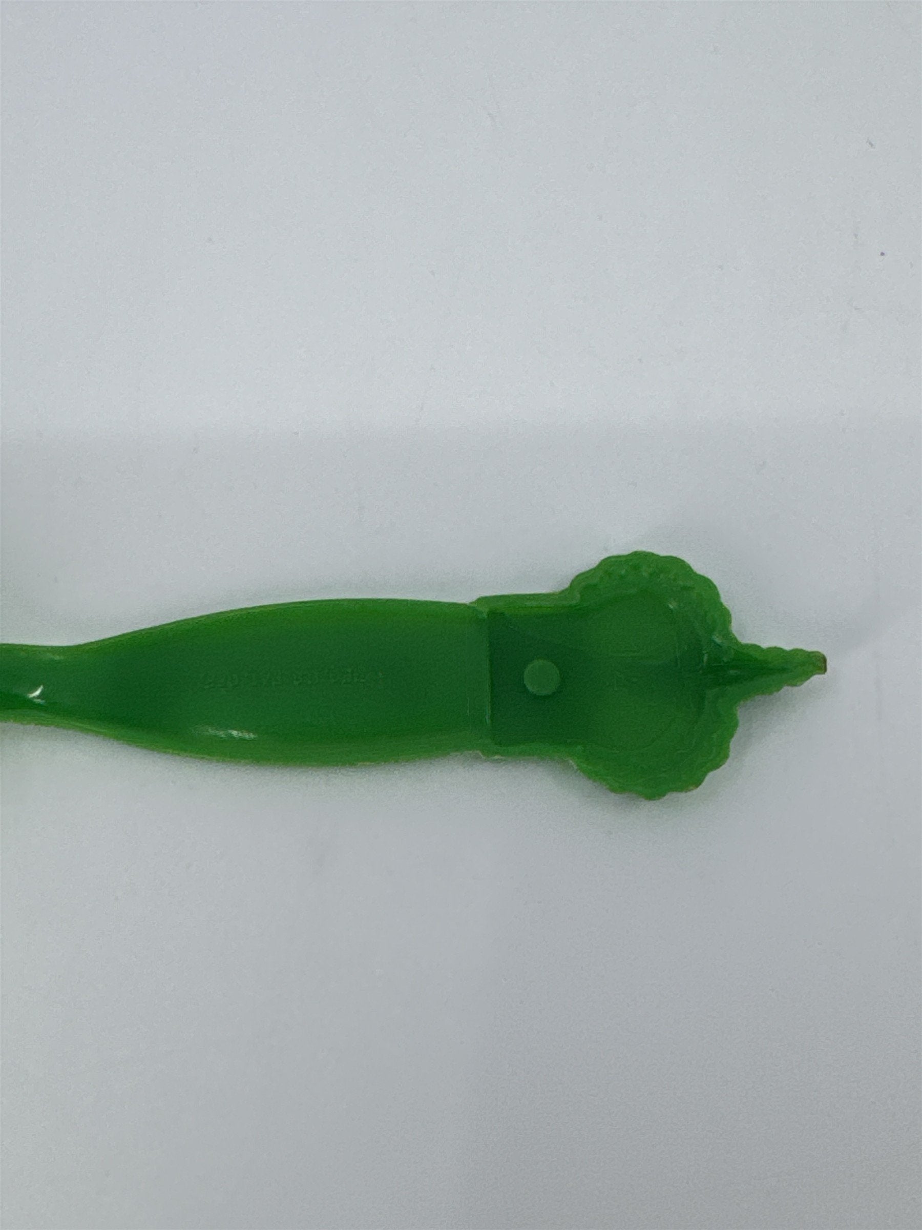 Vintage Green Carvel Ice Cream Spoon Vintage Ice Cream Advertising Plastic Spoon