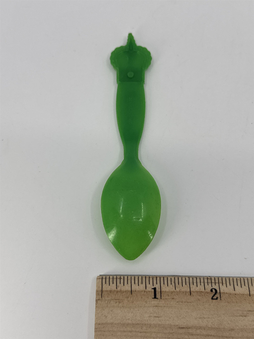 Vintage Green Carvel Ice Cream Spoon Vintage Ice Cream Advertising Plastic Spoon