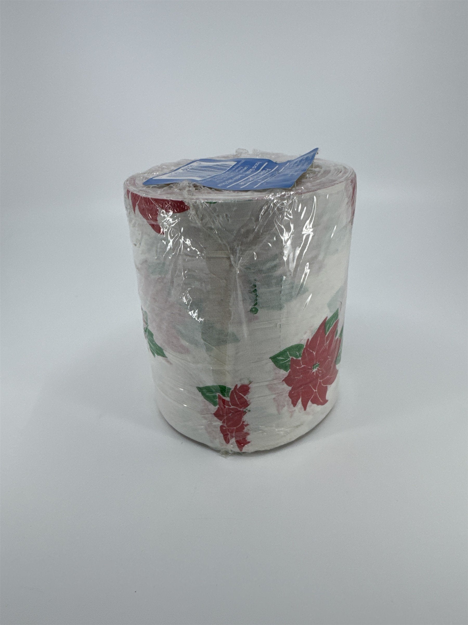 Vintage Amscan Christmas Holly Decorative Toilet Tissue Paper Holiday Decor
